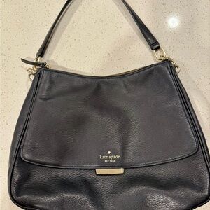 Kate Spade Black Leather Shoulder Bag
